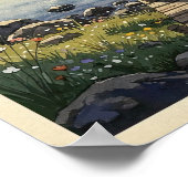 Mount Hood Oregon Vintage Reise Poster (Ecke)