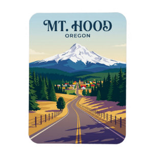 Mount Hood Road USA -> Mount-Hood-Straße USA Magnet