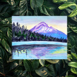Mount Hood Sonnenaufgang Locarno Postkarte<br><div class="desc">Mount Hood Sonnenaufgang Aquarellmalerei inspiriert durch einen Besuch des Lost Lake. Handgemalt von mir für dich. Fügen Sie Ihren eigenen Text hinzu oder bearbeiten Sie ihn,  wenn Sie ihn anpassen möchten. Achten Sie darauf,  meinen Shop für mehr Spaß auszuprobieren!</div>