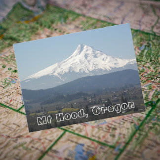 Mount Hood Valley Landschaft Foto Postkarte
