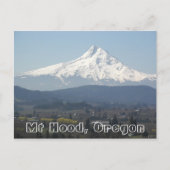 Mount Hood Valley Landschaft Foto Postkarte (Vorderseite)