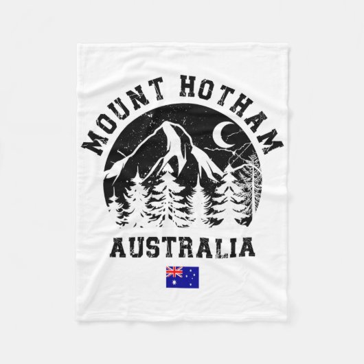 Mount Hotham Viktorianisch Alpen Australien Skigeb Fleecedecke (Vorderseite)