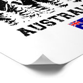 Mount Hotham Viktorianisch Alpen Australien Skigeb Poster (Ecke)