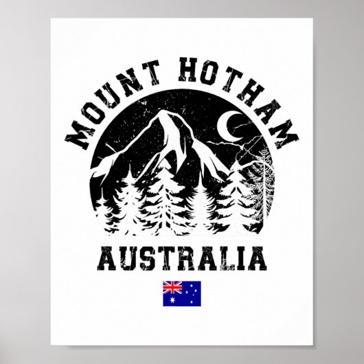 Mount Hotham Viktorianisch Alpen Australien Skigeb Poster (Vorne)