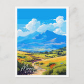 Mount Ida Greece: Vintage-Illustration Postkarte (Vorderseite)
