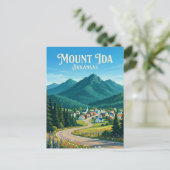 Mount Ida USA wird zu Postkarte (Stehend Vorderseite)