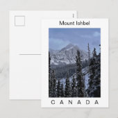 Mount Ishbel Canada Postcard Feiertagspostkarte (Vorne/Hinten)