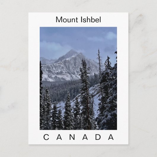 Mount Ishbel Canada Postcard Feiertagspostkarte (Vorderseite)