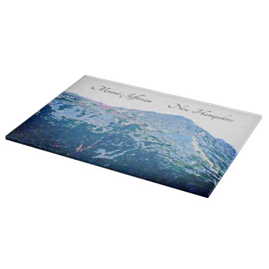 Mount Jefferson Glass Cutting Board Schneidebrett (Ecke)
