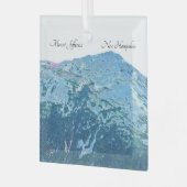 Mount Jefferson Glass Ornament (Vorderseite links)
