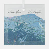 Mount Jefferson Glass Ornament (Vorderseite)