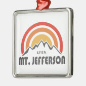 Mount Jefferson New Hampshire Ornament Aus Metall (Links)