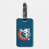 Mount Jefferson New Hampshire Sun Eagle Gepäckanhänger (Rückseite vertikal)