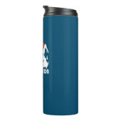 Mount Jefferson New Hampshire Sun Eagle Thermosbecher (Nach rechts gedreht)