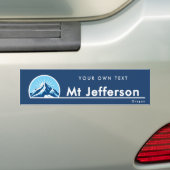 Mount Jefferson Oregon Berg-Skigebiet Autoaufkleber (Auf Auto)