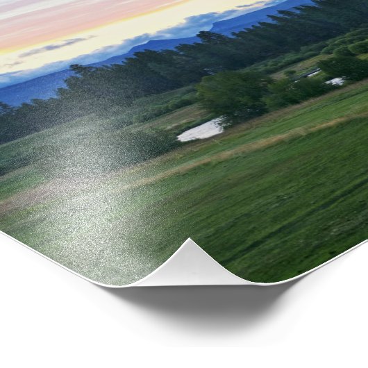 Mount Jefferson, Vulkan Oregon Fotodruck (Ecke)