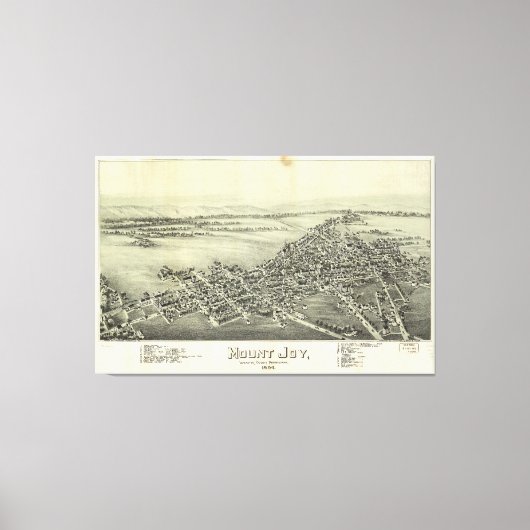 Mount Joy, Pennsylvania (1894) Leinwanddruck (Vorderseite)