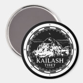 Mount Kailash - Gang Rinpoche Tibet Magnet (Vorderseite/Rückseite)