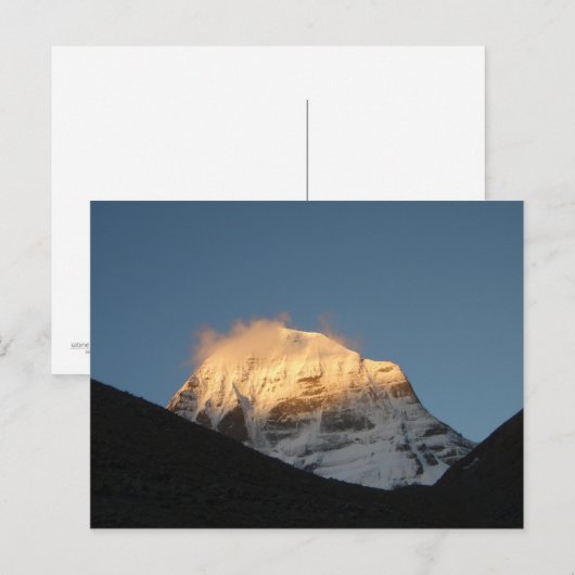 Mount Kailash Postcard Postkarte (Vorne/Hinten)