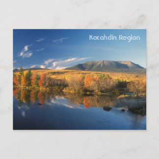 Mount Katahdin Herbst Postkarte