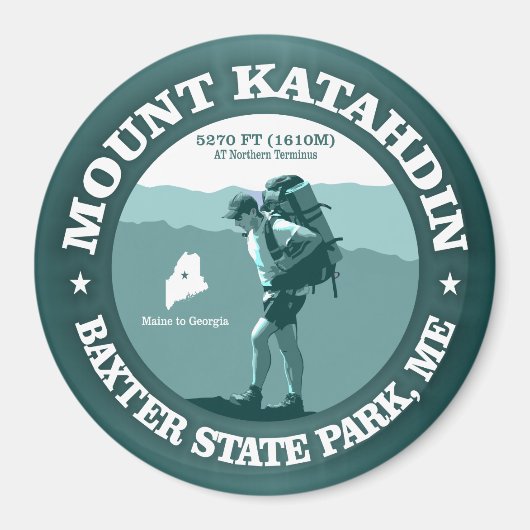 Mount Katahdin Magnet (Vorne)