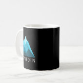 Mount Katahdin Maine Bergwandern Kaffeetasse (Vorderseite Links)