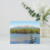 Mount Katahdin Maine Postcard Postkarte (Stehend Vorderseite)