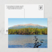 Mount Katahdin Maine Postcard Postkarte (Vorne/Hinten)