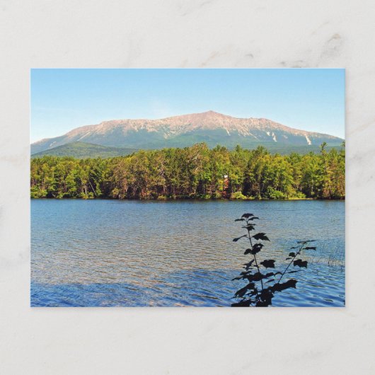 Mount Katahdin Maine Postcard Postkarte (Vorderseite)