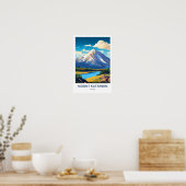Mount Katahdin Maine Travel Print Poster (Küche)