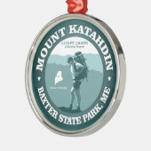 Mount Katahdin Ornament Aus Metall (Links)