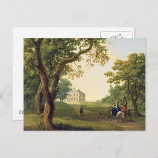 Mount Kennedy, Landkreis Wicklow, Irland, 1785 (Öl Postkarte (Vorne/Hinten)