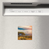 Mount Kilimanjaro | Amboseli, Kenia Magnet (In Situ (Geschirrspüler))