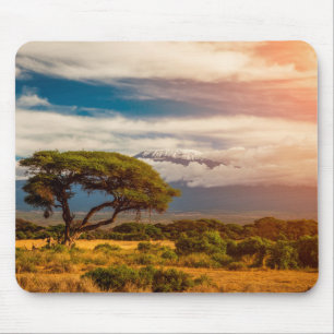 Mount Kilimanjaro Amboseli, Kenia Mousepad
