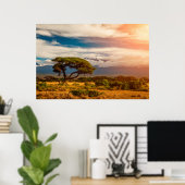 Mount Kilimanjaro | Amboseli, Kenia Poster (Heimbüro)