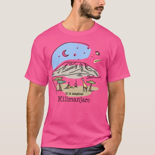 Mount Kilimanjaro Finisher Wandern Afrika Trekking T-Shirt (Vorderseite)