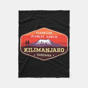Mount Kilimanjaro Höchster Gipfel Afrikas Klettern Fleecedecke