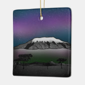 Mount Kilimanjaro Illustration Keramikornament (Links)