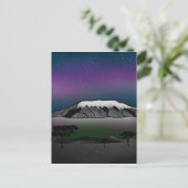 Mount Kilimanjaro Illustration Postkarte (Stehend Vorderseite)