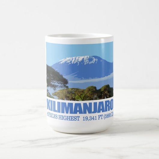 Mount Kilimanjaro Kaffeetasse (Mittel)