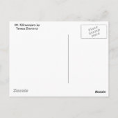 Mount Kilimanjaro, Ostafrika Postkarte (Rückseite)