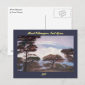 Mount Kilimanjaro - Postkarte (Vorne/Hinten)