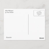 Mount Kilimanjaro - Postkarte (Rückseite)