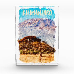 Mount Kilimanjaro Tansania Afrika Reisen Fotoblock