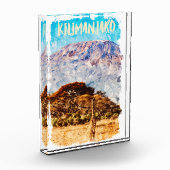 Mount Kilimanjaro Tansania Afrika Reisen Fotoblock (Links)