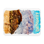 Mount Kilimanjaro Tansania Afrika Reisen Magnet (Horizontal)