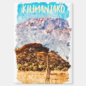 Mount Kilimanjaro Tansania Afrika Reisen Magnet (Vorderseite)