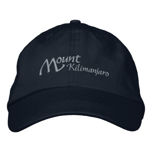 Mount Kilimanjaro Tansania bestickter Hut (Vorderseite)
