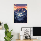 Mount Kinabalu Borneo V03 Poster (Heimbüro)