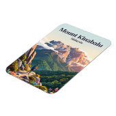 Mount Kinabalu Malaysia Magnet (Linke Seite)